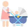 Trusted nanny providing attentive in-home care for a child